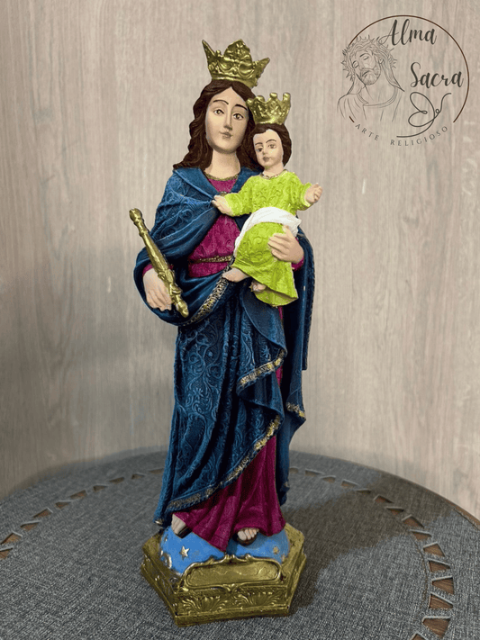 Virgen Maria Auxiliadora Tejido